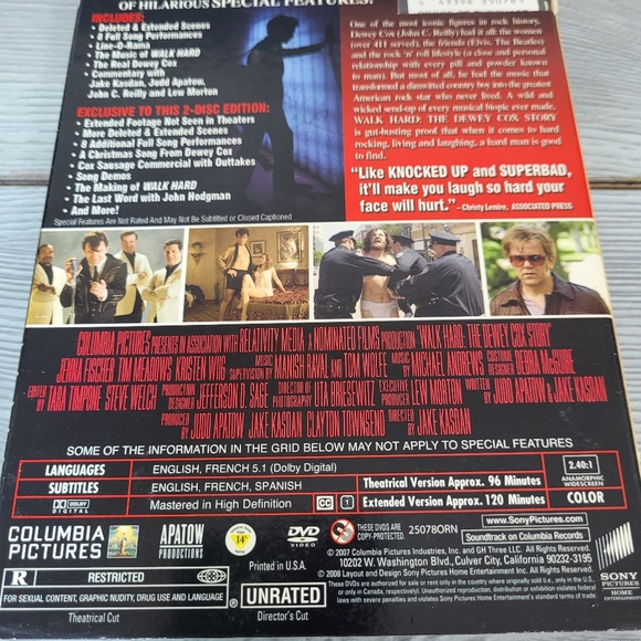 Walk Hard - Dewey Cox - John - Comedy Will Ferrell Documentary Johnny Cash & Ray - Picture 10 of 16